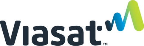 Viasat logo representing a trusted manufacturing partnership with BMW Precision Machining.