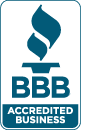 Better Business Bureau BBB accredited business trust seal for precision CNC machining in Oceanside, California.